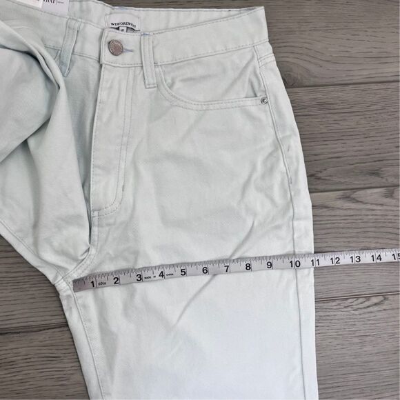 WeWoreWhat Size 27 Super Bleached Kick Flare Wide Leg High Rise Denim NEW Jeans - Picture 11 of 17